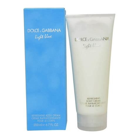 dolce gabbana lotion light blue.